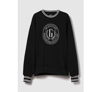 GAP, Felpa Con Logo Gap E Girocollo, Donna, Nero, Taglia: L