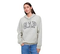 Gap Felpa da Donna con Cappuccio e Cappuccio, Grigio Erica Chiaro., X-Small