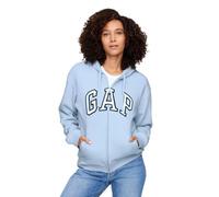 Gap Felpa da Donna con Cappuccio e Cerniera, con Logo, Large