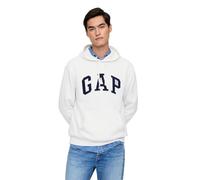 Gap - Felpa da uomo in pile con cappuccio e logo, X-Large