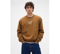 GAP, Felpa Girocollo Con Logo Gap, Uomo, Beige, Taglia: S
