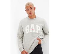 GAP, Felpa Girocollo Con Logo Gap, Uomo, Grigio, Taglia: S