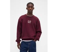GAP, Felpa Girocollo Con Logo, Uomo, Rosso, Taglia: XL