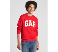 GAP, Felpa Girocollo Con Patch Logo Gap, Uomo, Rosso, Taglia: M