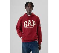 GAP, Felpa Ricamo Logo New York Times Square, Uomo, Rosso, Taglia: M
