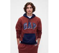 GAP, Felpa Rossa Con Cappuccio In Misto Cotone, Uomo, Blu, Taglia: S