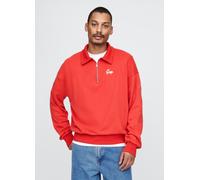 GAP, Felpa Rossa Gap Con Colletto E Zip, Uomo, Rosso, Taglia: L