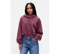 GAP, Felpa Viola Con Cappuccio, Donna, Rosso, Taglia: L