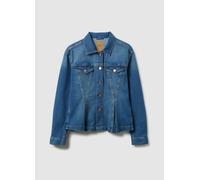 GAP, Giacca Blu In Denim Elasticizzato, Donna, Blu, Taglia: XL