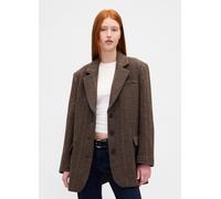 GAP, Giacca Con Motivo A Quadri, Donna, Marrone, Taglia: S