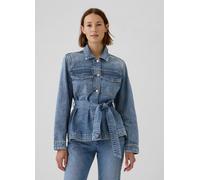GAP, Giacca Corta In Denim Con Cintura, Donna, Denim, Taglia: XS
