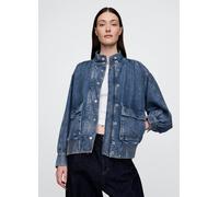 GAP, Giacca Denim Con Tasche, Donna, Denim, Taglia: XS