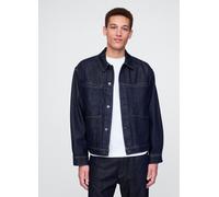 GAP, Giacca Di Jeans Blu In Cotone E Lyocell, Uomo, Blu, Taglia: M
