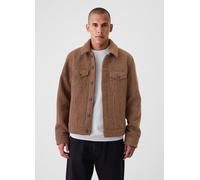 GAP, Giacca Fantasia Micro Quadri, Uomo, Marrone, Taglia: M