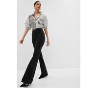 GAP, Jeans Flare Fit A Vita Alta, Donna, Nero, Taglia: 38 REGULAR