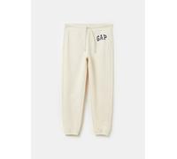 GAP, Joggers Con Coulisse E Ricamo Logo Gap, Donna, Bianco, Taglia: L REGULAR