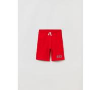 GAP KIDS, Bermuda In French Terry Con Logo, Bambino, Rosso, Taglia: M/130-137