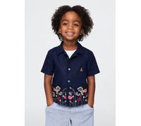 GAP KIDS, Camicia In Misto Lino E Cotone Con Stampa Fiori, Unisex, , Taglia: 3Y/91-99