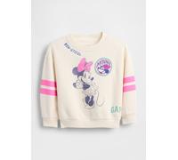 GAP KIDS, Felpa Beige In Cotone Con Stampa Minnie, Unisex, Bianco, Taglia: 6-12M/69-74