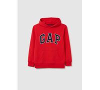 GAP KIDS, Felpa Con Cappuccio E Ricamo Logo, Bambino, Rosso, Taglia: XL/145-152