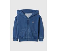 GAP KIDS, Felpa Con Cappuccio E Zip, Bambino, Blu, Taglia: 5Y/107-114