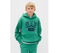 GAP KIDS, Felpa Con Logo Gap E Cappuccio, Bambino, Verde, Taglia: S/114-130