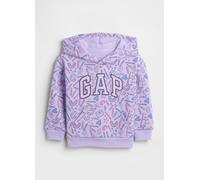 GAP KIDS, Felpa Viola Con Cappuccio In Cotone, Bambina, Viola, Taglia: 6-12M/69-74