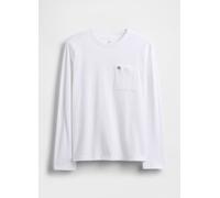 GAP KIDS, Maglia A Maniche Lunghe In Cotone, Bambino, Bianco, Taglia: XL/145-152