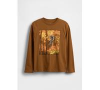 GAP KIDS, Maglietta A Maniche Lunghe, Bambino, Marrone, Taglia: XL/145-152