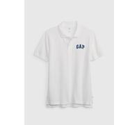 GAP KIDS, Polo In Piquet Con Ricamo Logo, Bambino, Bianco, Taglia: XXL/152-170