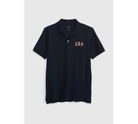 GAP KIDS, Polo In Piquet Con Ricamo Logo, Bambino, Blu, Taglia: S/114-130
