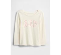 GAP KIDS, T-shirt A Maniche Lunghe, Bambina, Bianco, Taglia: 2Y/84-91