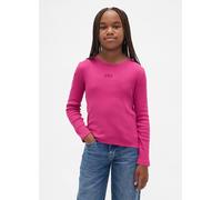 GAP KIDS, T-shirt A Maniche Lunghe, Bambina, Rosa, Taglia: S
