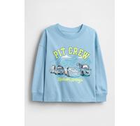 GAP KIDS, T-shirt A Maniche Lunghe Con Stampa Disney Cars, Bambino, Denim, Taglia: 5Y/107-114