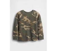 GAP KIDS, T-shirt A Maniche Lunghe Mimetica, Bambino, Verde, Taglia: 2Y/84-91