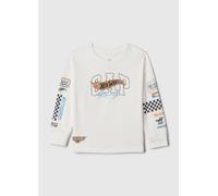 GAP KIDS, T-shirt Con Stampa Hot Wheels E Logo, Unisex, Bianco, Taglia: 18-24M/79-84