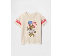 GAP KIDS, T-shirt Con Stampa, Unisex, Beige, Taglia: 2Y/84-91