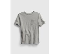 GAP KIDS, T-shirt Girocollo Con Taschino, Bambino, Grigio, Taglia: M/130-137