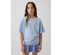 GAP KIDS, T-shirt Stitch Disney A Maniche Corte In Puro Cotone, Bambina, Azzurro, Taglia: XL