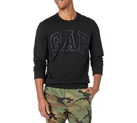Gap V-LW Db Fleece Felpa con Cappuccio, Nero, Small Uomo
