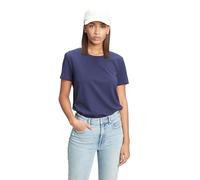 GAP Maglietta girocollo vintage organica a maniche corte da donna, Uniforme Navy, M