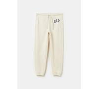 GAP, Pantalone In Cotone Con Logo Gap E Coulisse, Donna, Bianco, Taglia: L REGULAR