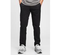 GAP, Pantaloni Chino Straight Fit In Cotone Stretch, Uomo, Nero, Taglia: 31 x 32
