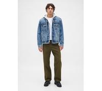GAP, Pantaloni Chino Straight In Cotone, Uomo, Verde, Taglia: 34 x 32