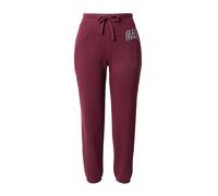 GAP Pantaloni da tuta Logo Fleece Joggers Vino rubino Small Donna