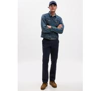 GAP, Pantaloni Straight Fit In Cotone Stretch, Uomo, Blu, Taglia: 33 x 32