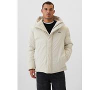 GAP, Piumino Con Cappuccio E Ricamo Logo, Uomo, Bianco, Taglia: M