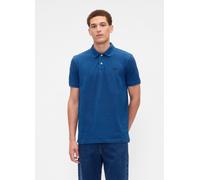 GAP, Polo Elasticizzata A Maniche Corte, Uomo, Blu, Taglia: L