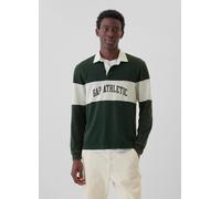 GAP, Polo In Cotone Con Logo, Uomo, Verde, Taglia: S