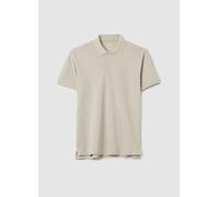 GAP, Polo In Piquet Con Logo Gap, Uomo, Beige, Taglia: M